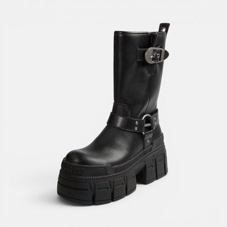 Bottes  de Buffalo - GOSPHER BIKER MID - EU40 - pour Femme - noir - Buffalo