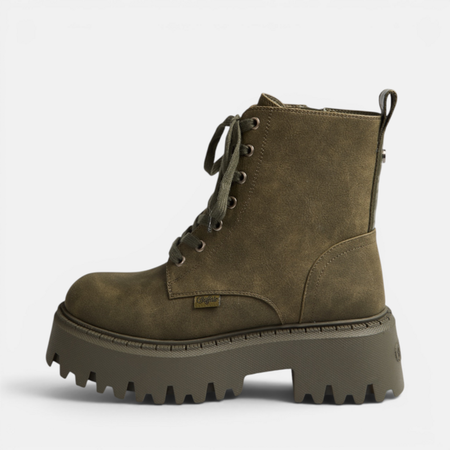Bottes  de Buffalo - Aspen - Lacé - EU36 à EU41 - pour Femme - kaki - Buffalo - View 2