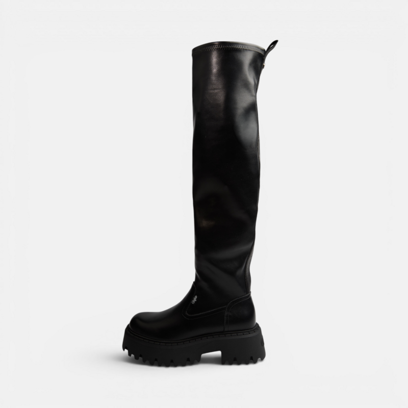 Bottes  de Buffalo - Aspen - Hautes - EU36 à EU41 - pour Femme - noir - Buffalo - View 2