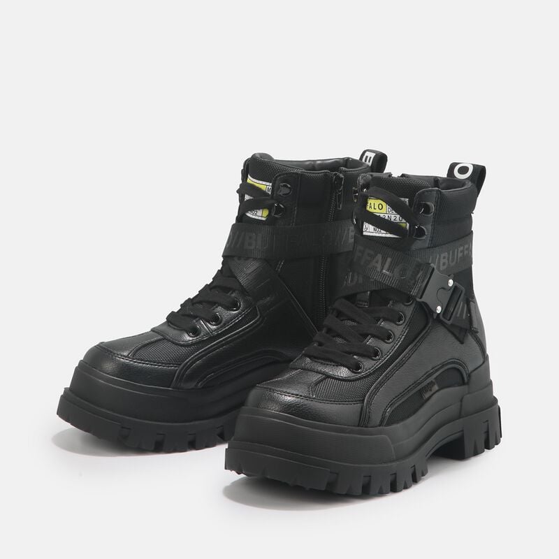 Bottes  de Buffalo - Aspha COM1 - EU36 à EU41 - pour Femme - noir - Buffalo