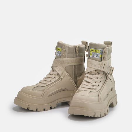 Bottes  de Buffalo - Aspha COM1 - EU36 à EU41 - pour Femme - beige - Buffalo