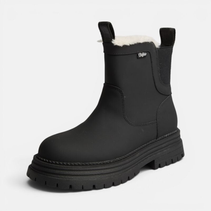 Bottes  de Buffalo - LENNOX RAIN SHORT WARM - EU36 à EU41 - pour Femme - noir - Buffalo