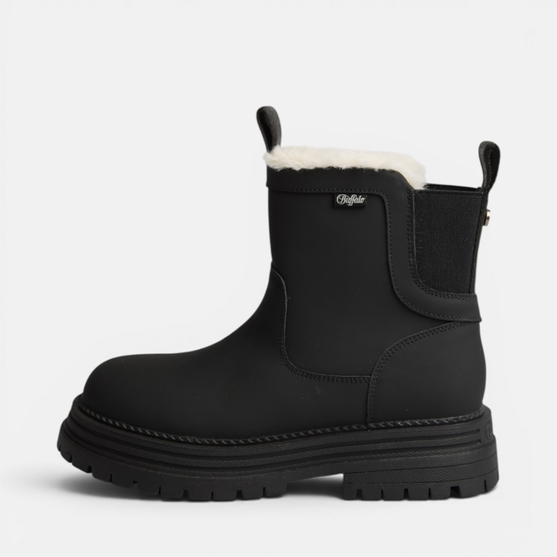 Bottes  de Buffalo - LENNOX RAIN SHORT WARM - EU36 à EU41 - pour Femme - noir - Buffalo - View 2
