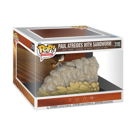 Dune - Part 3 - Paul Atreides with Sandworm Vinyl Figur 2155 - Funko Pop! - Funko Shop Europe - Dune