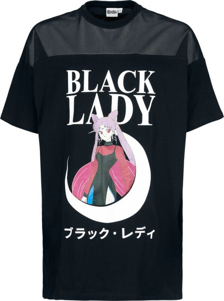 T-Shirt Manches courtes  de Sailor Moon - Black Lady - S à 3XL - pour Femme - noir - Sailor Moon