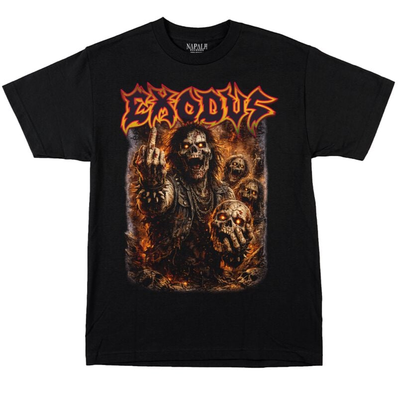 T-Shirt Manches courtes  de Exodus - No Pity No Mercy - S à XXL - pour Homme - noir - Exodus
