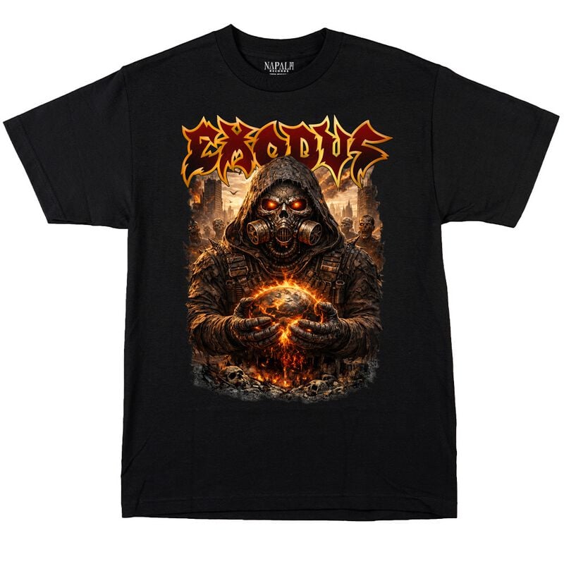 T-Shirt Manches courtes  de Exodus - No Gods No Masters No Mercy - S à XXL - pour Homme - noir - Exodus