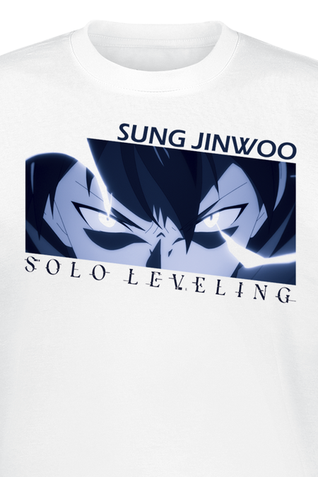 T-Shirt Manches courtes  de Solo Leveling - Sung Jinwoo - S à XXL - pour Homme - blanc - Solo Leveling - View 2