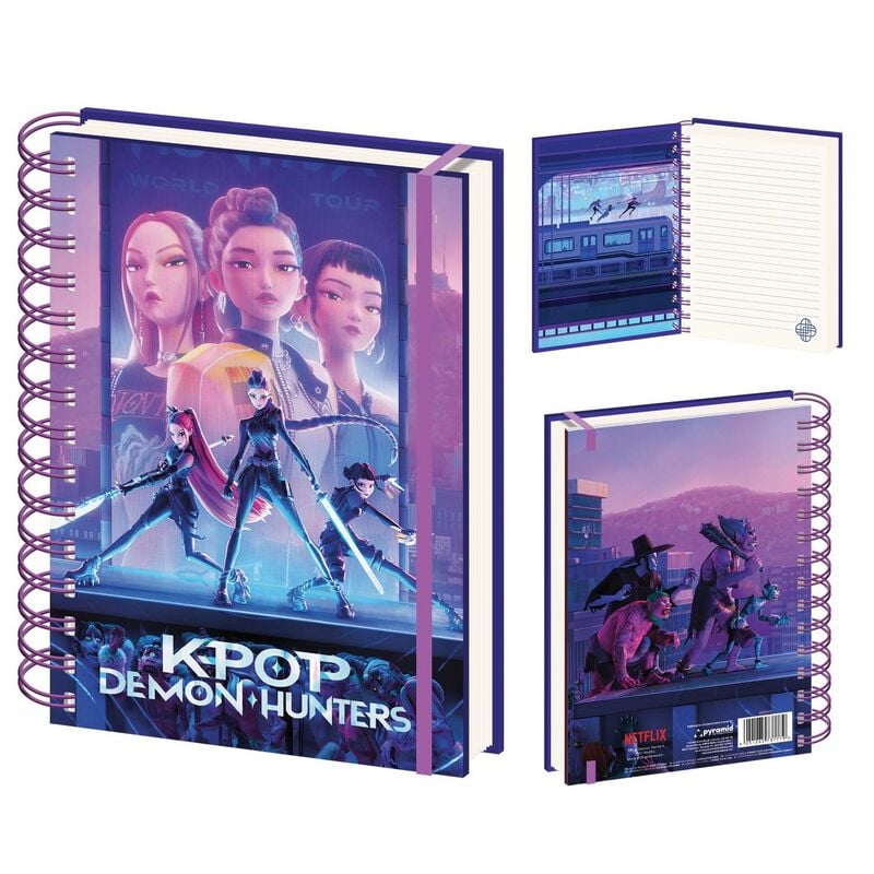 Carnet de notes  de KPop Demon Hunters - Huntrix - pour Indifférent - multicolore - KPop Demon Hunters