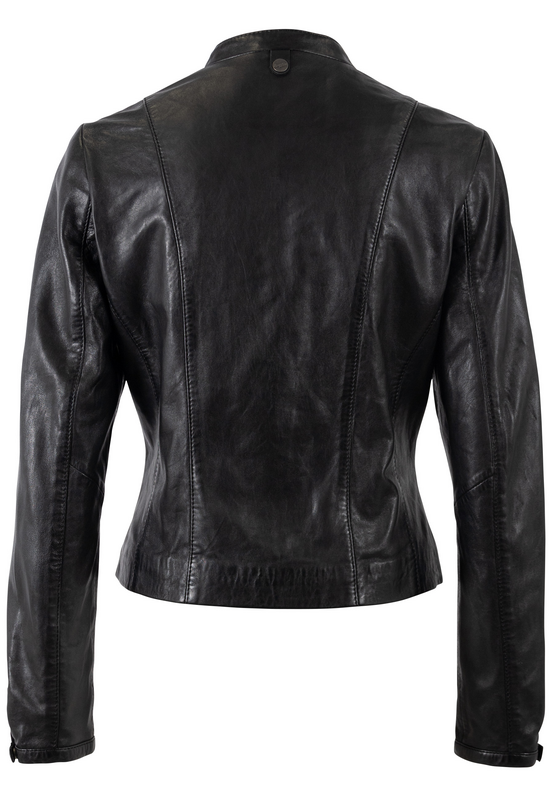 Veste en cuir  de Mauritius - MWLuena - S à 3XL - pour Femme - noir - Mauritius - View 2