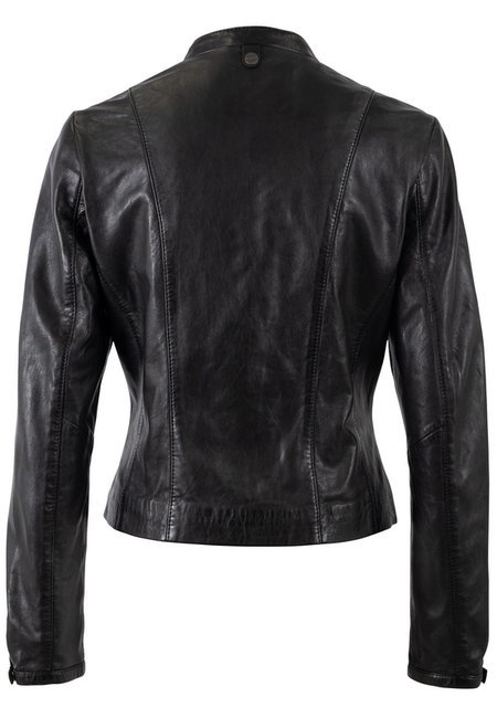 Veste en cuir  de Mauritius - MWLuena - S à 3XL - pour Femme - noir - Mauritius - View 2