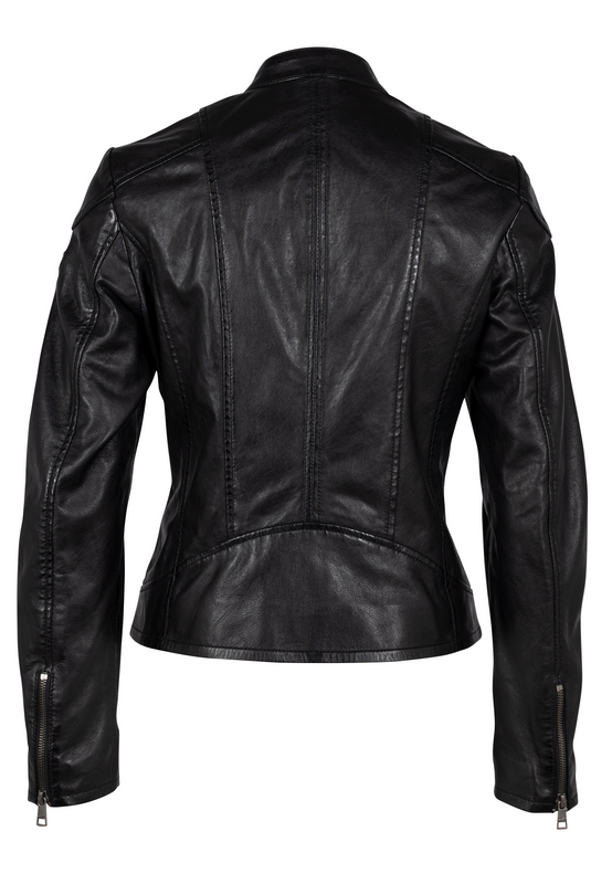 Veste en cuir  de Mauritius - MWKeili - S à 3XL - pour Femme - noir - Mauritius - View 2