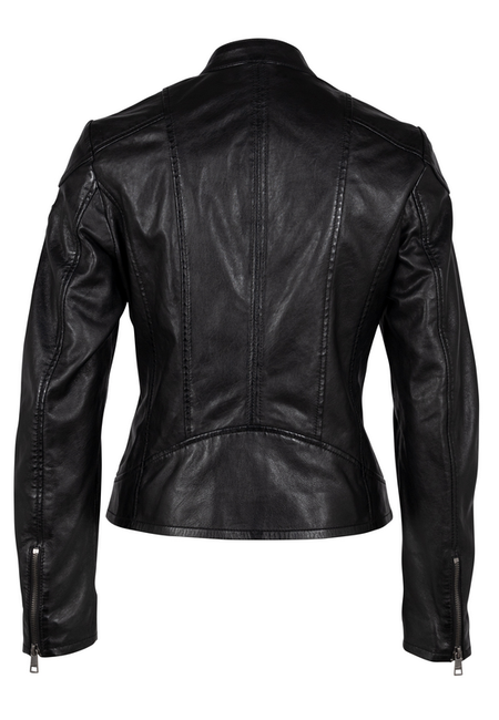 Veste en cuir  de Mauritius - MWKeili - S à 3XL - pour Femme - noir - Mauritius - View 2