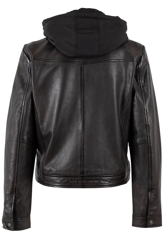 Veste en cuir  de Mauritius - MWAvih - S à 3XL - pour Femme - marron - Mauritius - View 2