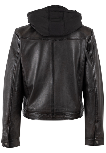 Veste en cuir  de Mauritius - MWAvih - S à 3XL - pour Femme - marron - Mauritius - View 2