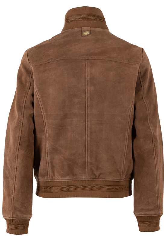 Veste en cuir  de Mauritius - MWDarija - S à 3XL - pour Femme - marron - Mauritius - View 2
