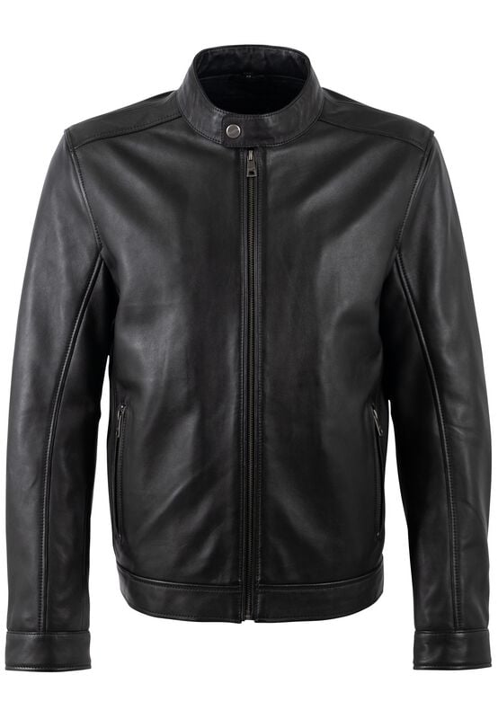 Veste en cuir  de Mauritius - MMJork - S à 3XL - pour Homme - noir - Mauritius