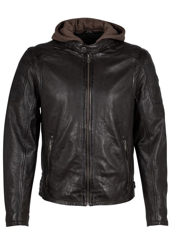 Veste en cuir  de Mauritius - Rylo LAKEV - M à 3XL - pour Homme - marron - Mauritius