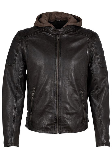 Veste en cuir  de Mauritius - Rylo LAKEV - M à 3XL - pour Homme - marron - Mauritius