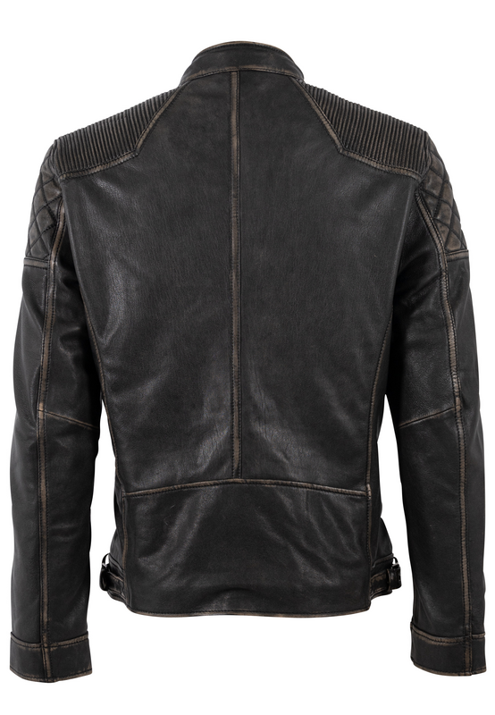 Veste en cuir  de Mauritius - MMZeplyn - S à 3XL - pour Homme - noir - Mauritius - View 2