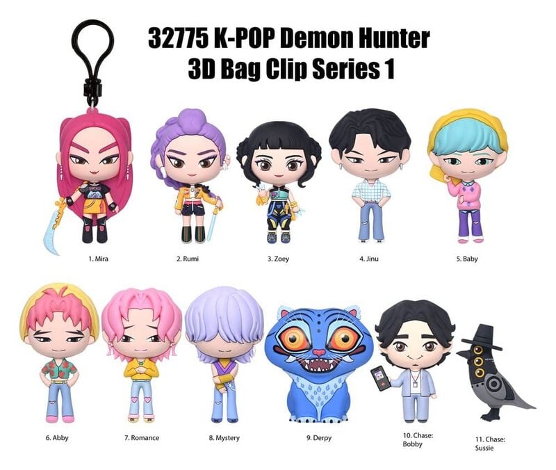 Pendentif sac à dos  de KPop Demon Hunters - Characters - Mystery - pour Indifférent - multicolore - KPop Demon Hunters