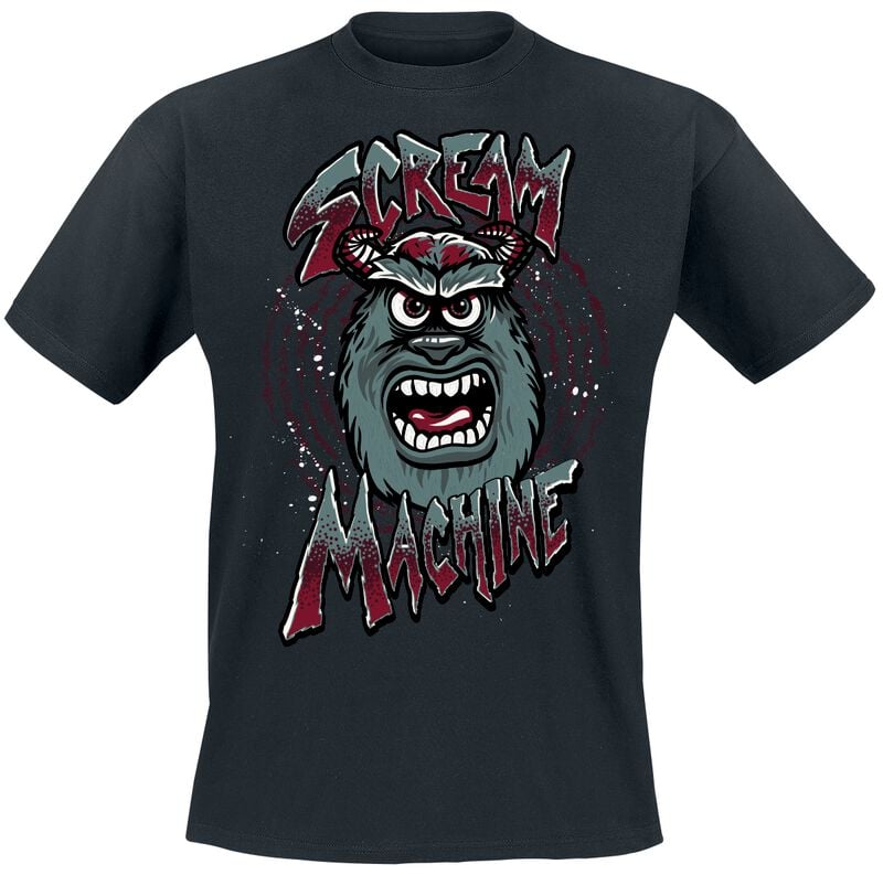 T-Shirt Manches courtes Disney de Monstres & Cie - Sulley Scream Machine - M à 3XL - pour Homme - noir - Monstres & Cie