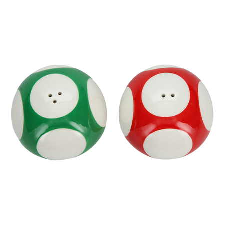 Salière & poivrière Gaming de Super Mario - Champignon - pour Indifférent - multicolore - Super Mario - View 2