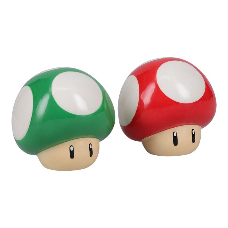 Salière & poivrière Gaming de Super Mario - Champignon - pour Indifférent - multicolore - Super Mario