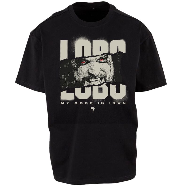 T-Shirt Manches courtes  de Supergirl - Lobo - Rip Through - S à 3XL - pour Homme - noir - Supergirl