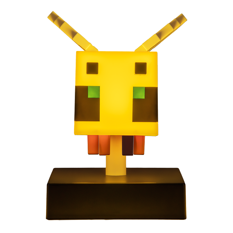 Lampe de chevet Gaming de Minecraft - Bee Icon - pour Indifférent - multicolore - Minecraft - View 2