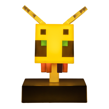 Lampe de chevet Gaming de Minecraft - Bee Icon - pour Indifférent - multicolore - Minecraft - View 2