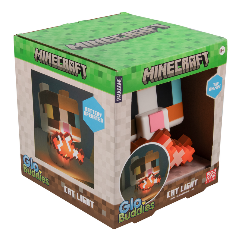 Lampe de chevet Gaming de Minecraft - Cat GloBuddies - pour Indifférent - multicolore - Minecraft - View 2