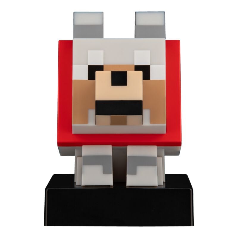 Lampe de chevet Gaming de Minecraft - Wolf Icon - pour Indifférent - multicolore - Minecraft