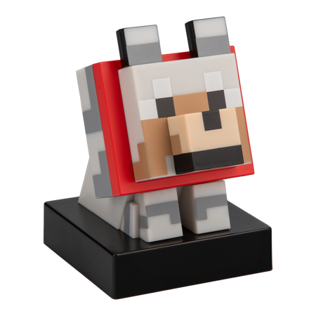 Lampe de chevet Gaming de Minecraft - Wolf Icon - pour Indifférent - multicolore - Minecraft - View 2