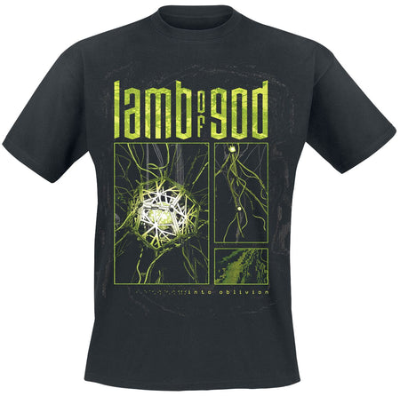 T-Shirt Manches courtes  de Lamb Of God - Oblivion Panels - S à 4XL - pour Homme - noir - Lamb Of God