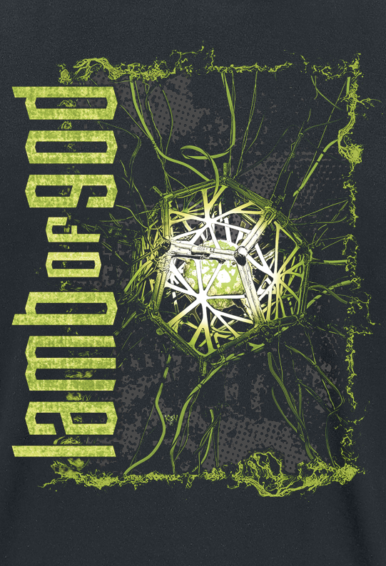 T-Shirt Manches courtes  de Lamb Of God - Side Logo Oblivion - S à 3XL - pour Homme - noir - Lamb Of God - View 2