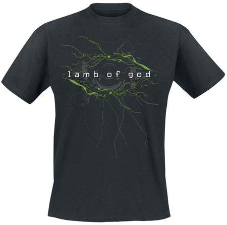 T-Shirt Manches courtes  de Lamb Of God - Wired - S à 4XL - pour Homme - noir - Lamb Of God