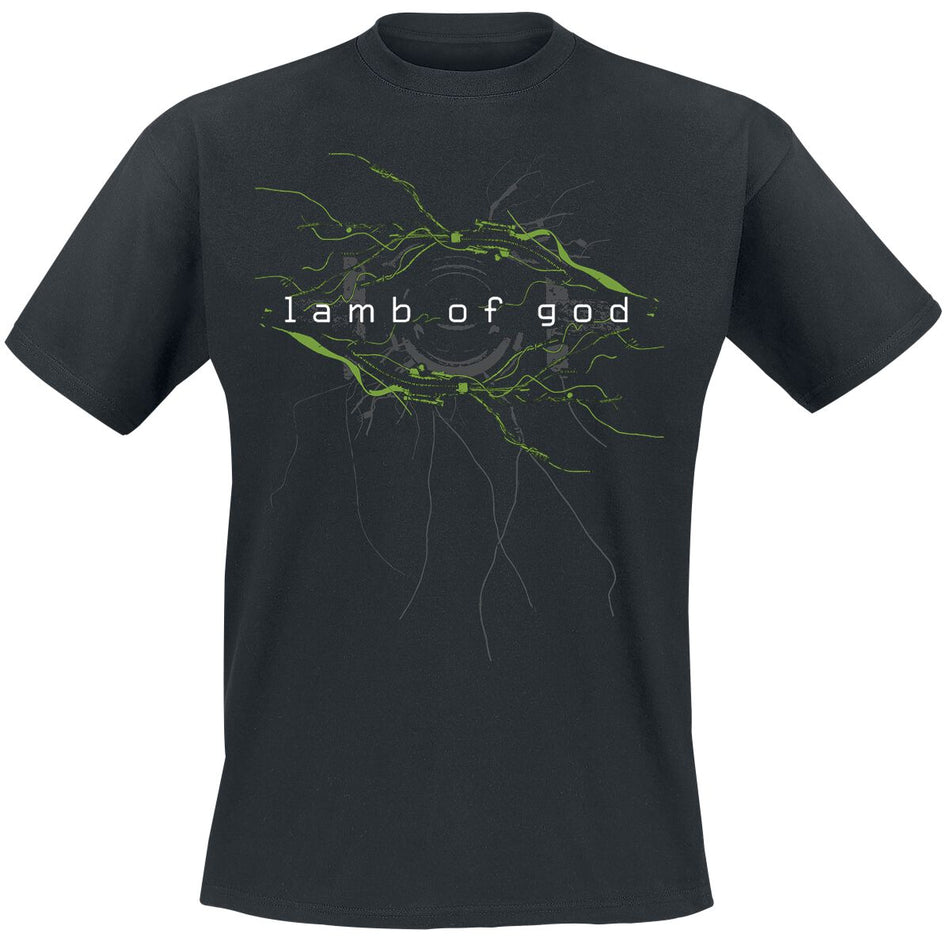 T-Shirt Manches courtes  de Lamb Of God - Wired - S à 4XL - pour Homme - noir - Lamb Of God
