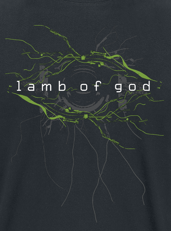 T-Shirt Manches courtes  de Lamb Of God - Wired - S à 4XL - pour Homme - noir - Lamb Of God - View 2