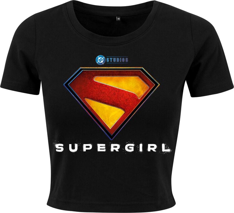 T-Shirt Manches courtes  de Supergirl - Colourful Logo - M à XXL - pour Femme - noir - Supergirl