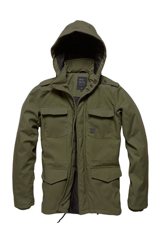 Manteau d'hiver  de Vintage Industries - Darren Parka - S à 3XL - pour Homme - olive - Vintage Industries