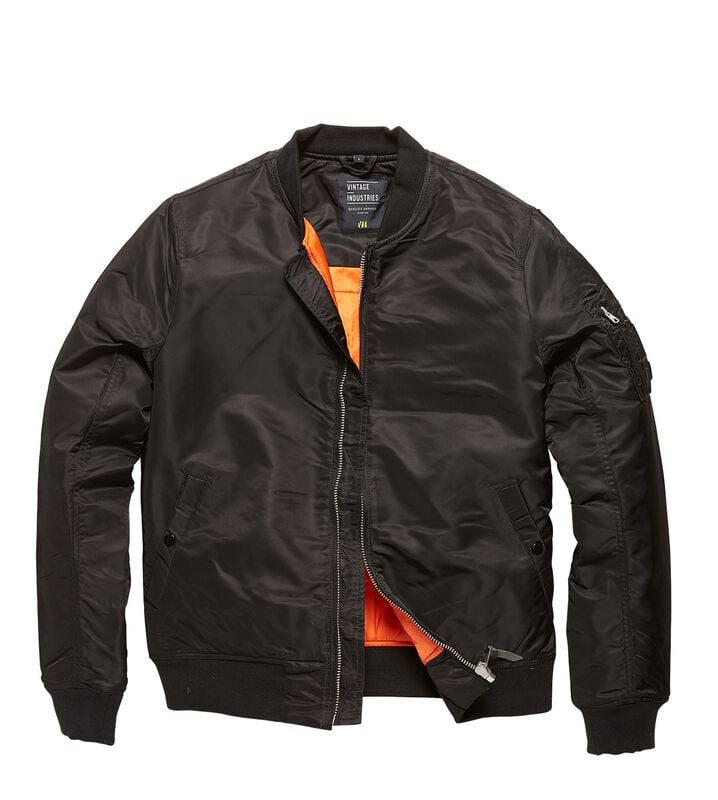 Manteau d'hiver  de Vintage Industries - WESTFORD MA 1 - S à 3XL - pour Homme - noir - Vintage Industries