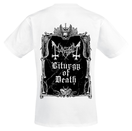 T-Shirt Manches courtes  de Mayhem - Mors Triumphant - S à XXL - pour Homme - blanc - mayhem - View 2