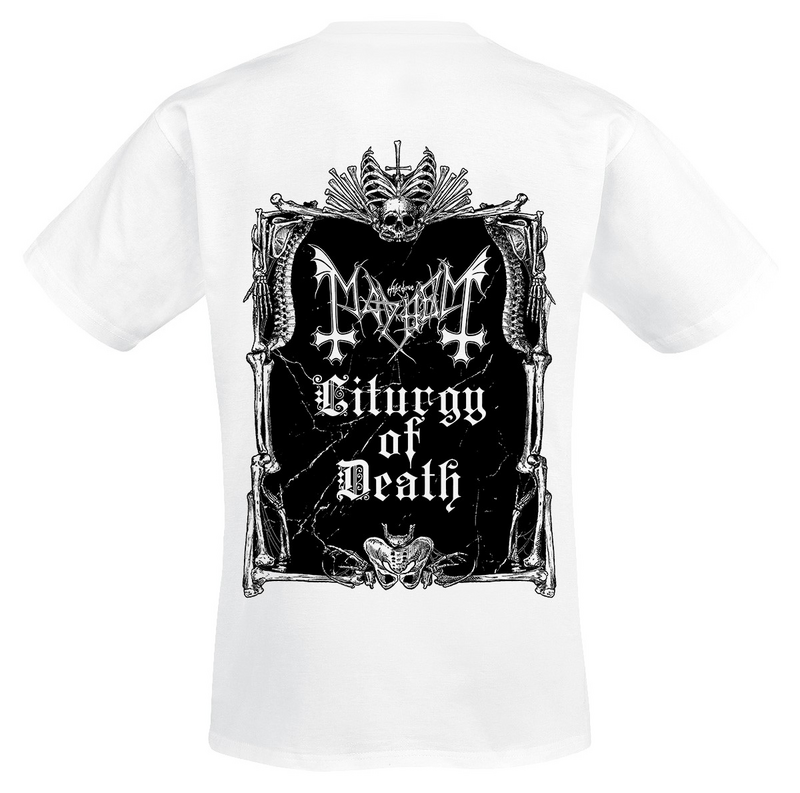 T-Shirt Manches courtes  de Mayhem - Mors Triumphant - S à XXL - pour Homme - blanc - mayhem - View 2