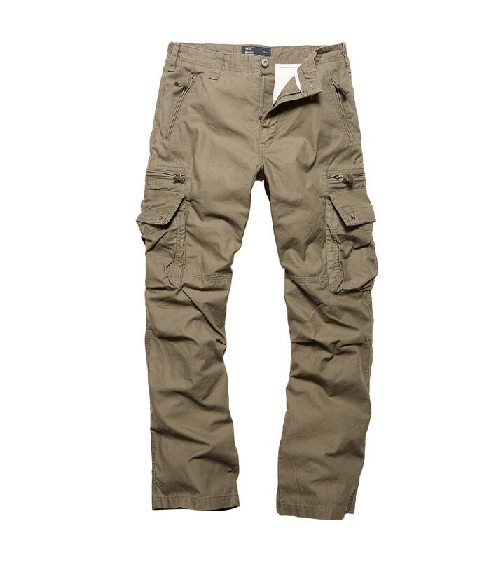 Pantalon en toile  de Vintage Industries - RICO - Pantalon - S à XXL - pour Homme - olive - Vintage Industries