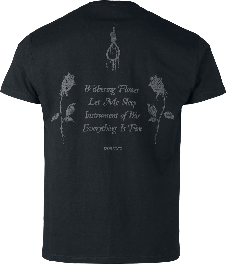T-Shirt Manches courtes  de Paleface Swiss - Roses - S à 3XL - pour Homme - noir - Paleface Swiss - View 2