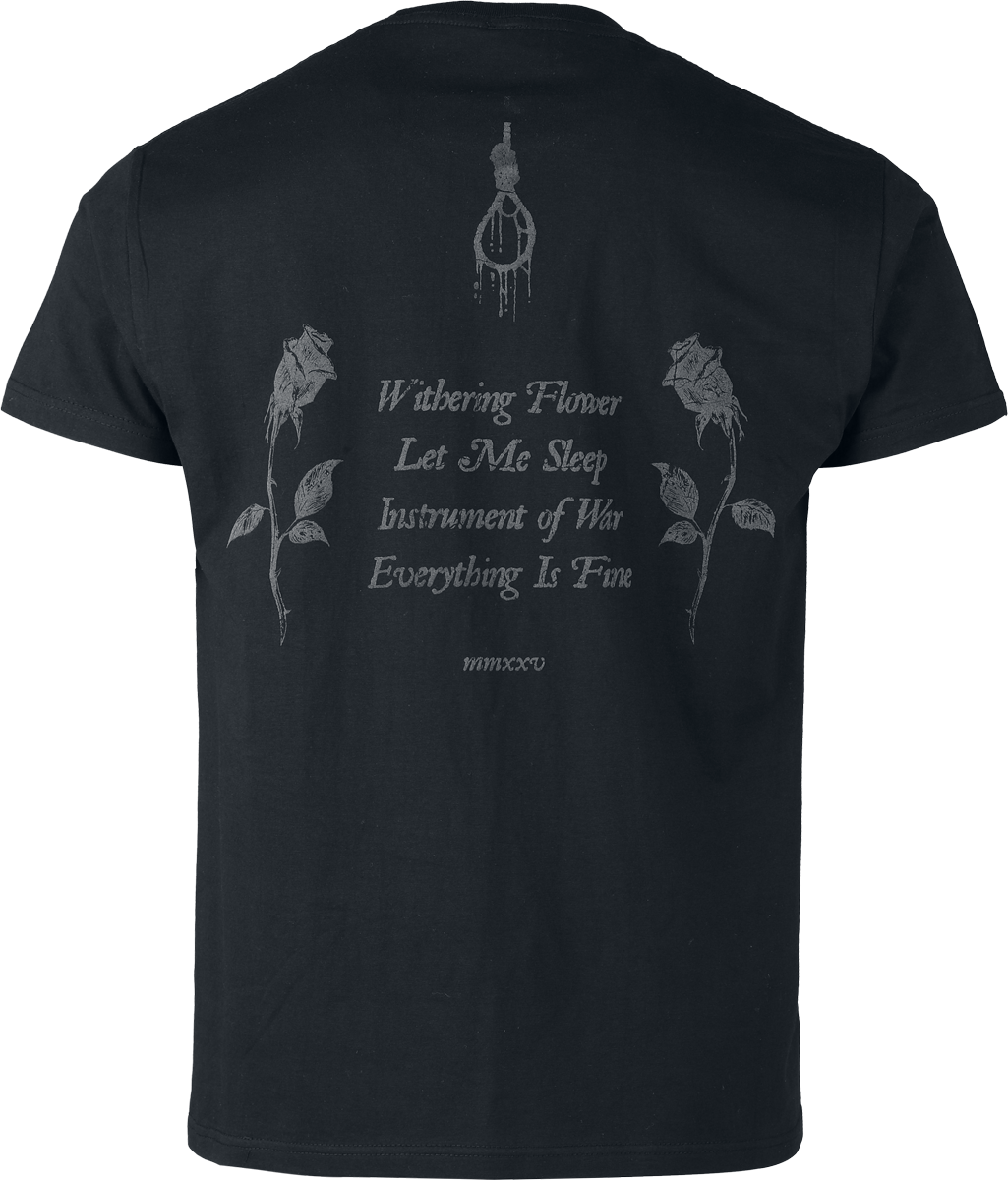 T-Shirt Manches courtes  de Paleface Swiss - Roses - S à 3XL - pour Homme - noir - Paleface Swiss - View 2