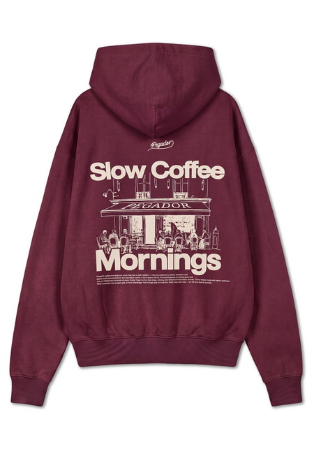 Sweat-shirt à capuche  de Pegador - Massa Oversized Hoodie - S à XXL - pour Homme - lie-de-vin - Pegador - View 2
