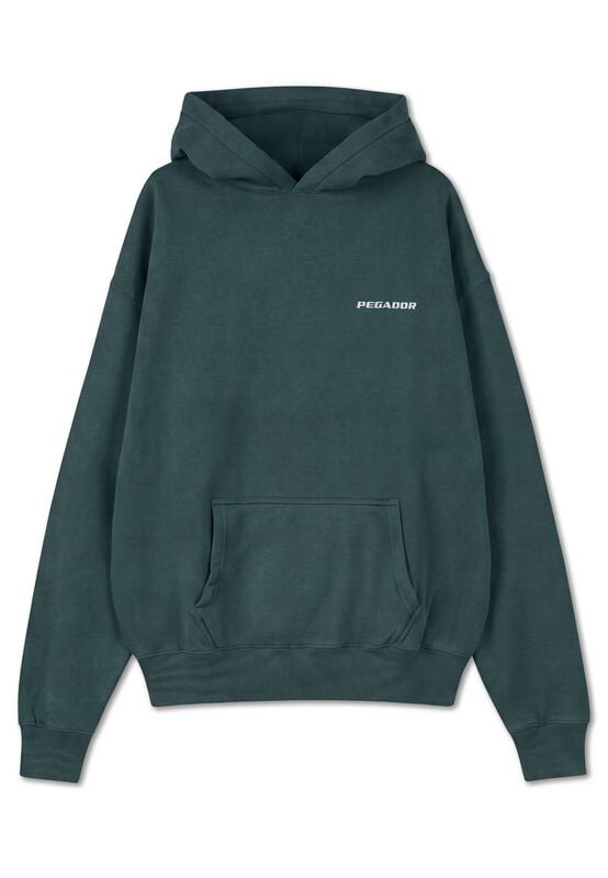 Sweat-shirt à capuche  de Pegador - Logo Oversized Hoodie - S à XXL - pour Homme - vert - Pegador