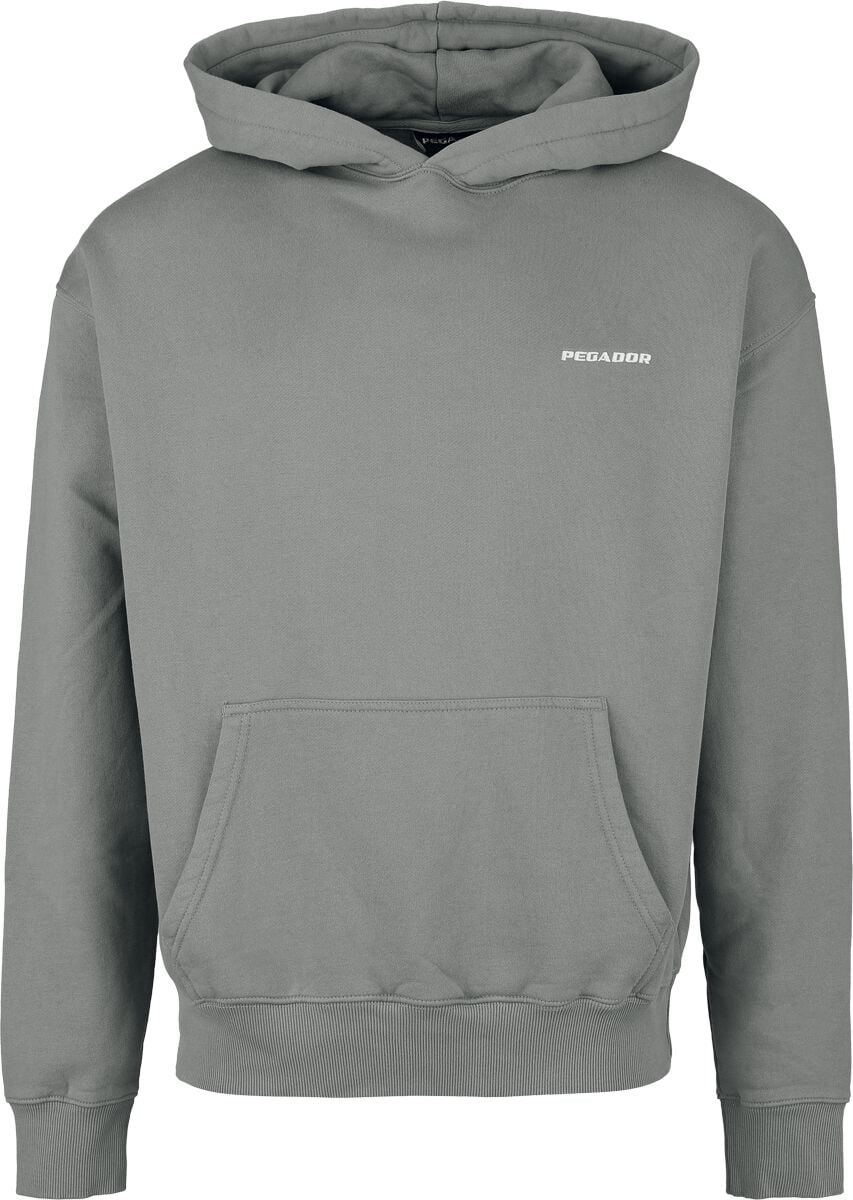 Sweat-shirt à capuche  de Pegador - Logo Oversized Hoodie - S à XXL - pour Homme - gris - Pegador